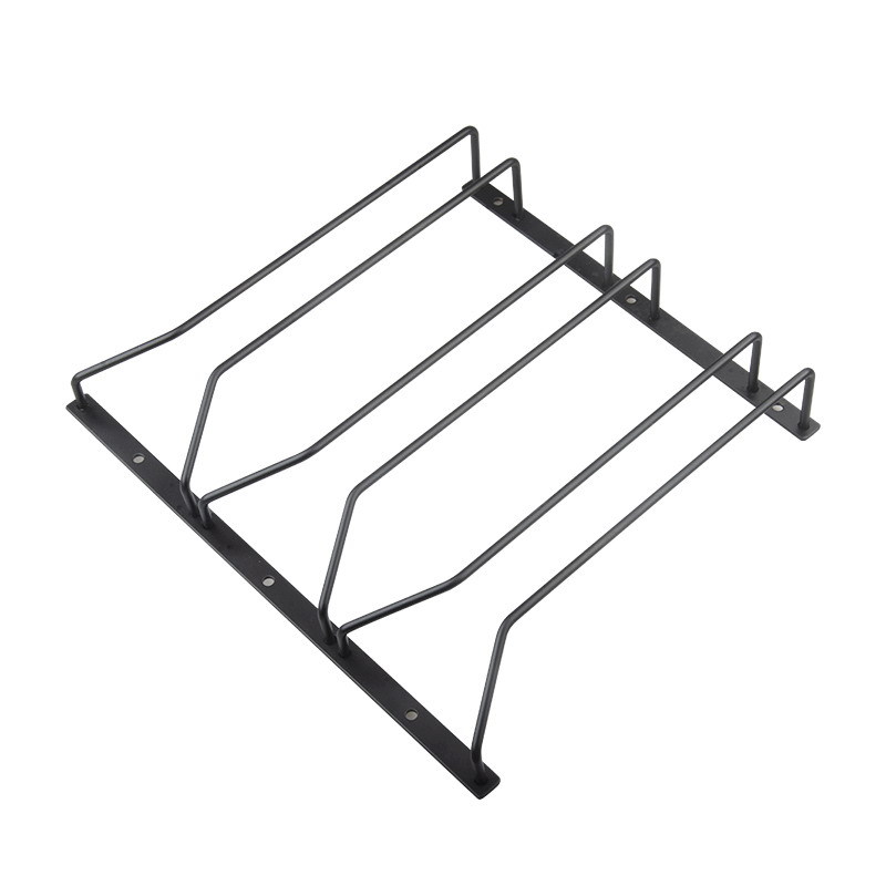 Upside-down Steel Wine Glass Rack Black/silver/red Colors Modern Design Moisture-proof Anti-corrosion Various Sizes For Hanging