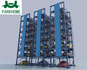 Intelligent Mechanical Vertical Multi-Storey Car Storage System Steel Automatic Smart Parking Lift