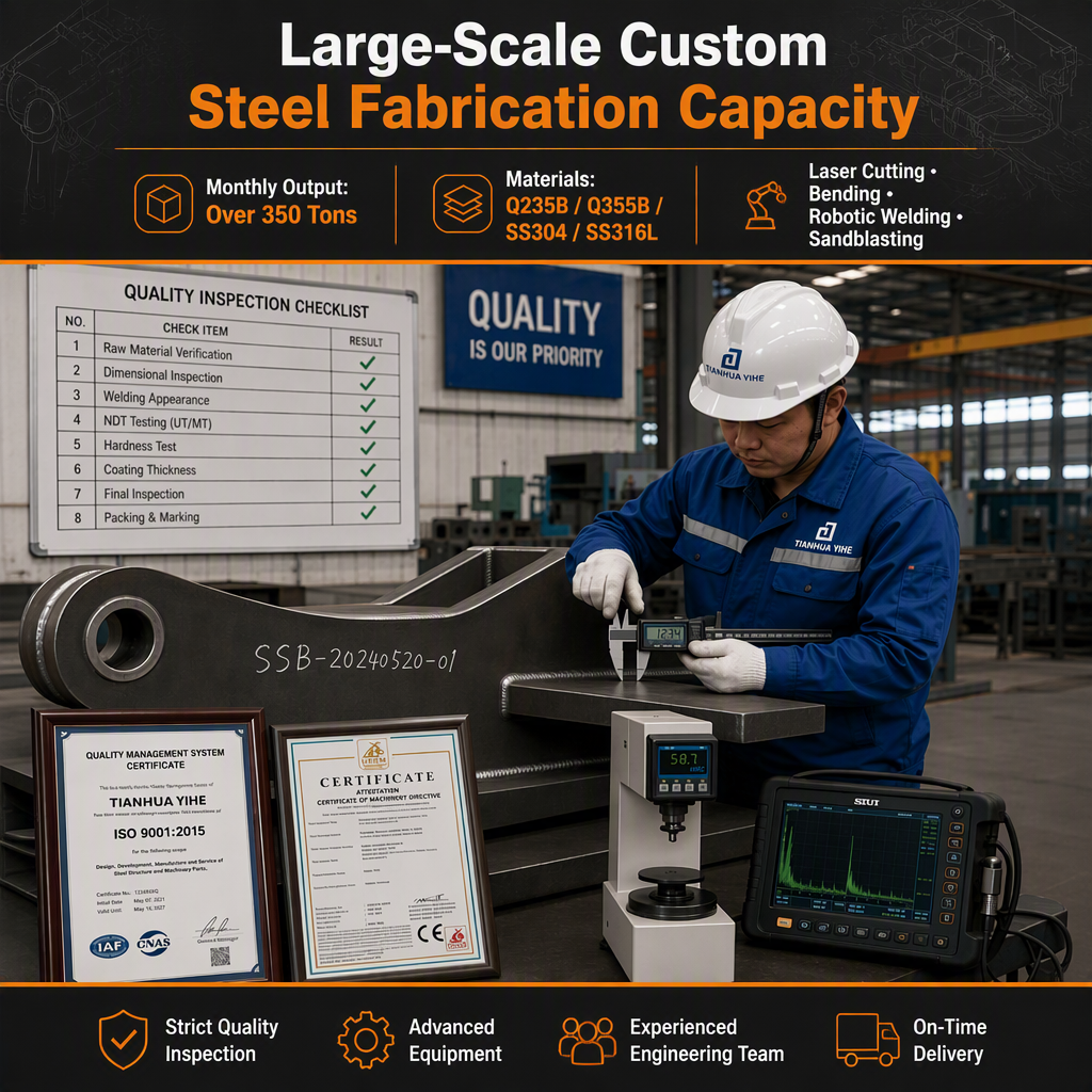 Prefabricated Welded Steel Stainless Steel Mezzanine Floor Module Shot Blasted Anti-Corrosion Painted Fabrication