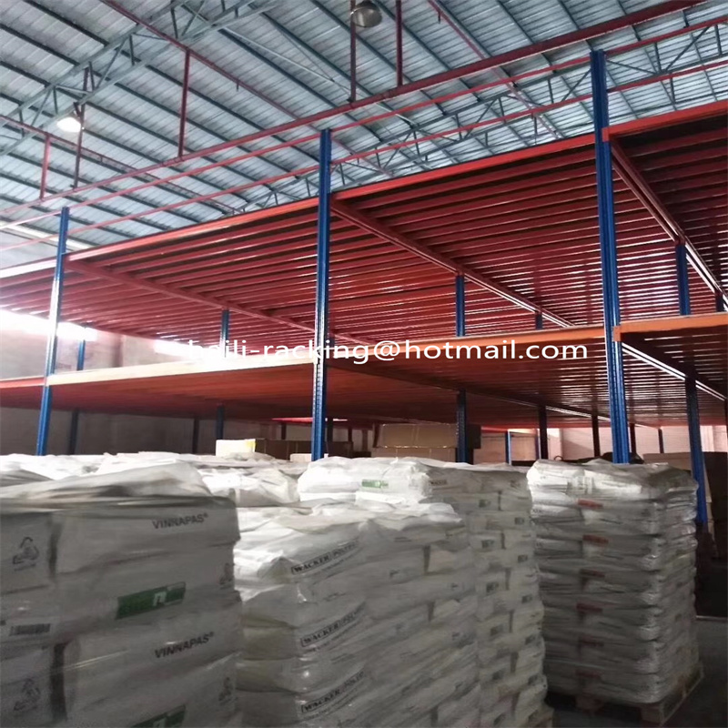 Warehouse Free Standing Modular Mezzanine Floor Kits With Stairway and Elevator