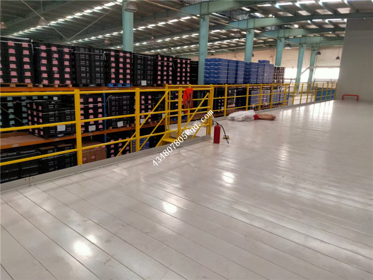Smooth Surface Mezzanine Floor Platform Racking System