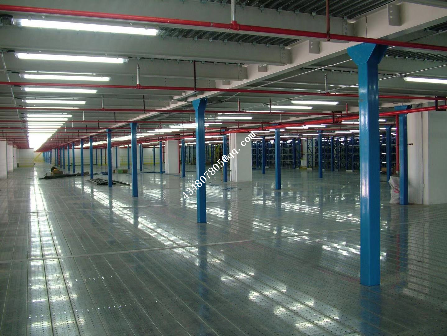 Warehouse Free Standing Modular Mezzanine Floor Kits With Stairway and Elevator