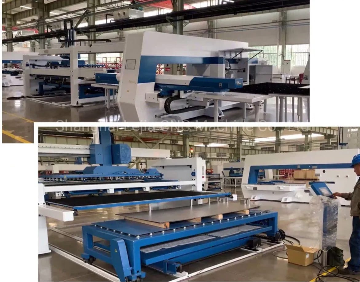 CNC automatic punching line for cantilever pitch