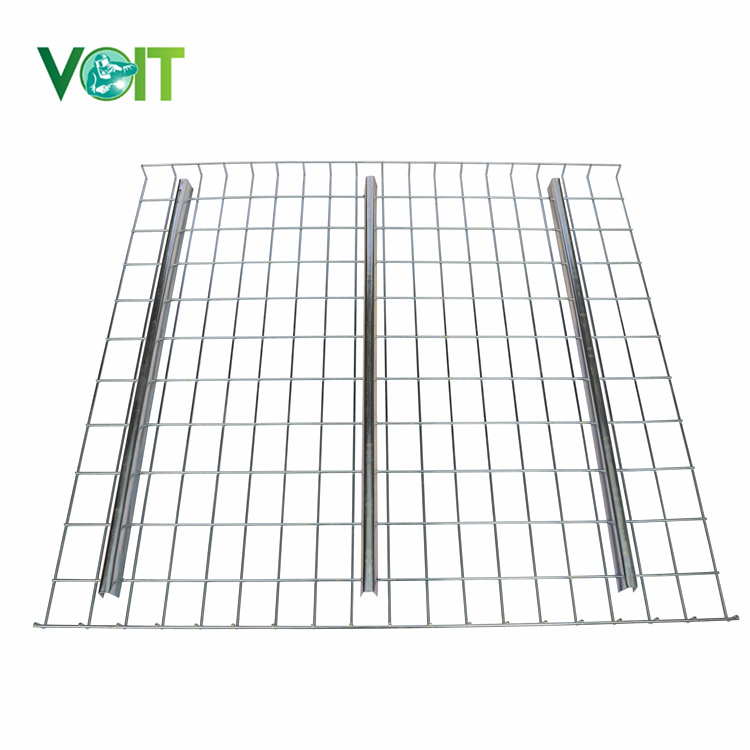 F/ U Channels Heavy Duty Steel Wire Mesh Decking For Warehouse Storage Pallet Rack