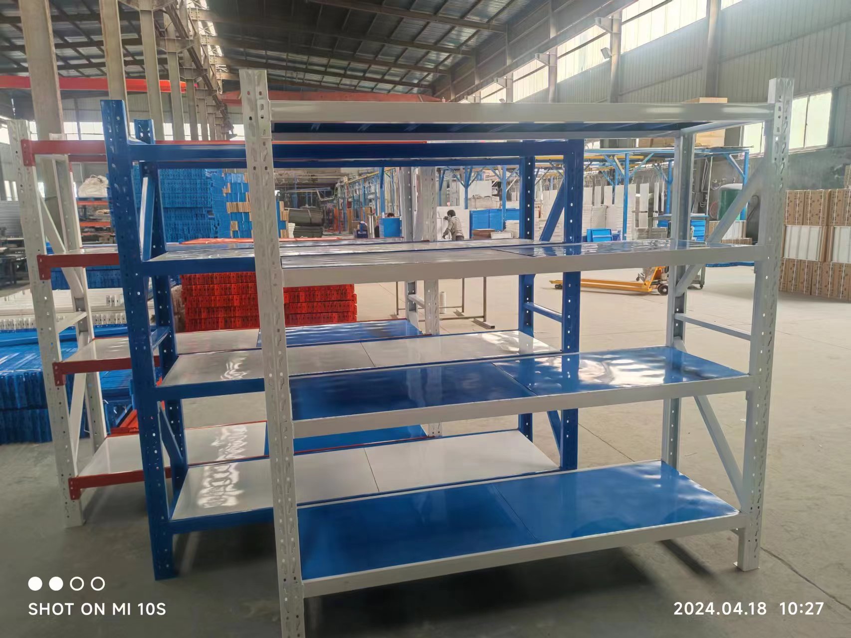 Multi Functional Light Duty Racking Manual Picking Warehouse Shelving Units Storage Rack System