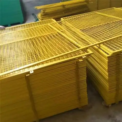 JIAWANG Customizable Movable Metal Hole Perforated Wire Mesh Bending PVC Coated Warehouse Safety Fence Workshop Partition