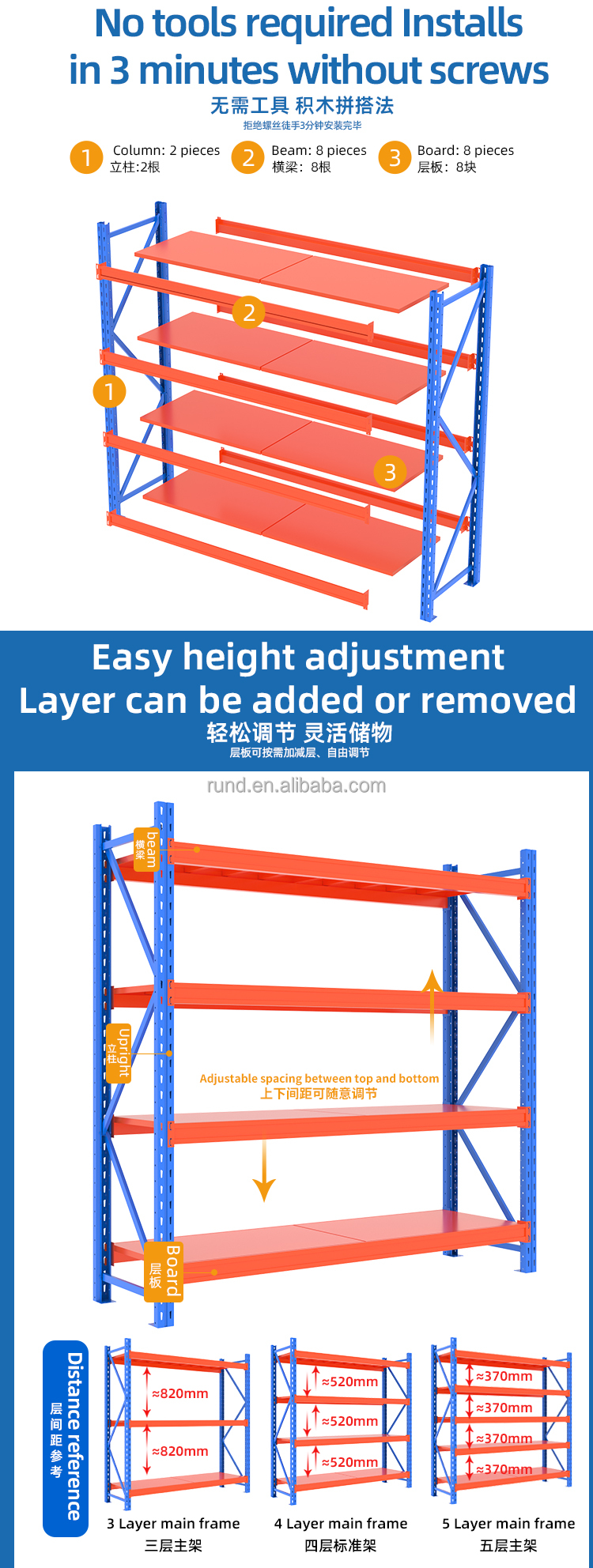 Supermarket Shelf & Storage Rack Display 14