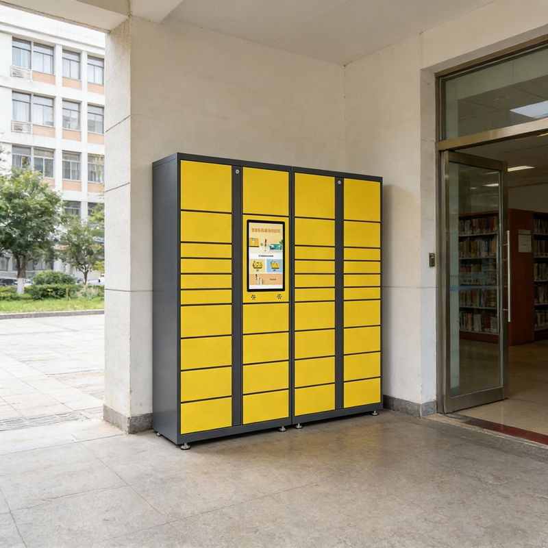 XINJU Smart Parcel Locker System Wall Mount Delivery Cabinet Intelligent Courier Locker Outdoor Indoor Automated Parcel Storage