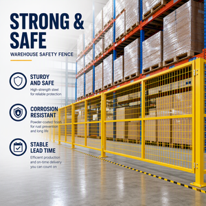 Removable Industrial Warehouse Safety Mesh Fence