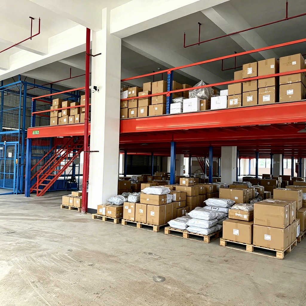 Industrial Heavy-Duty Modular Racking Cold Rolled Steel 3-Layer Warehouse Mezzanine Floor Platform Boltless Corrosion Protected