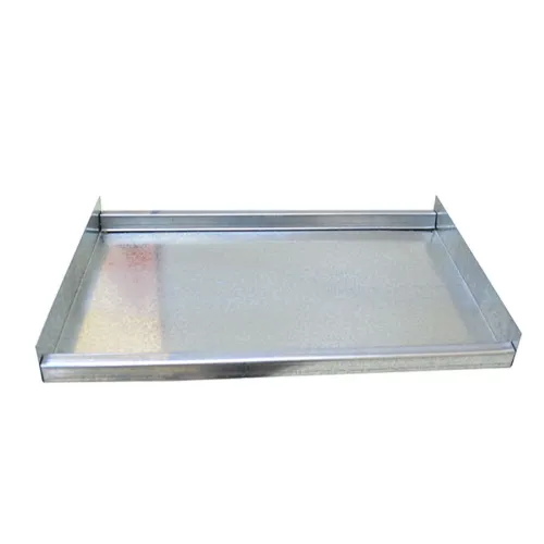 Galvanized steel decking panels for industrial racking shelves