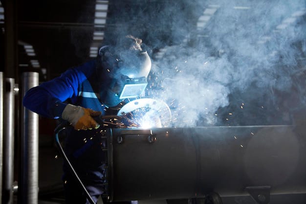 Continuous weld line for structural joints
