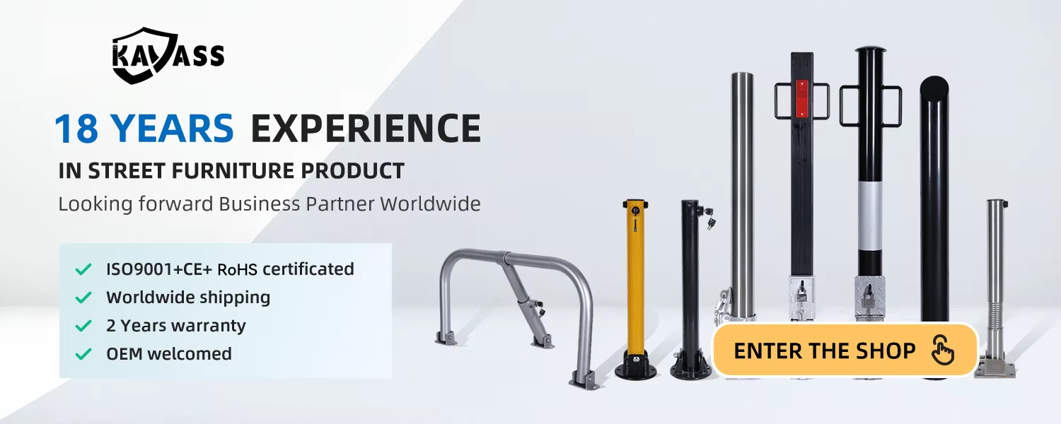 Carbon Steel Fold Down Bollard Main Graphic