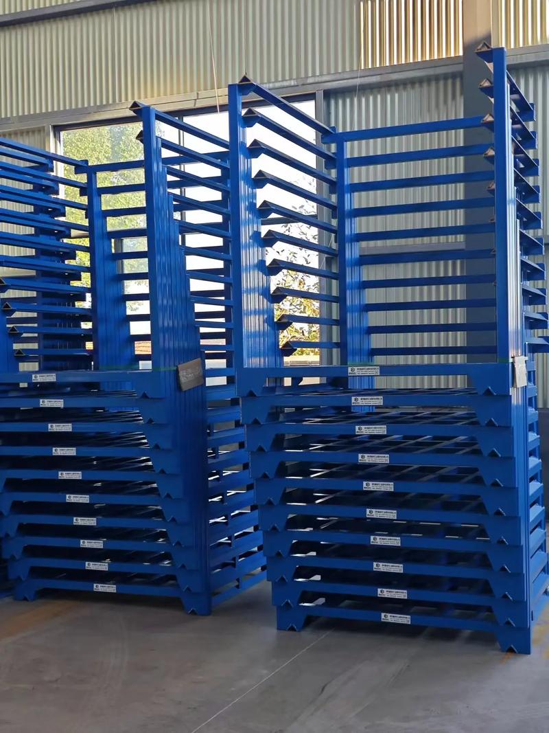 Mracking Foldable Stack Racking Industrial Warehouse Heavy Duty Cold Mobile Rack Cloth Stacking Shelf