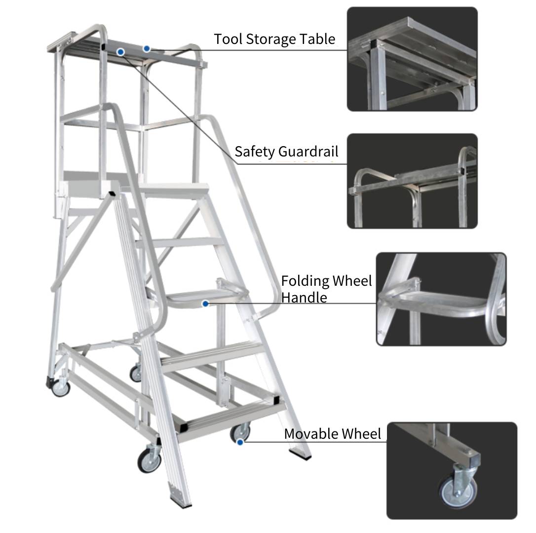 Aluminum Work Platform Detail 2