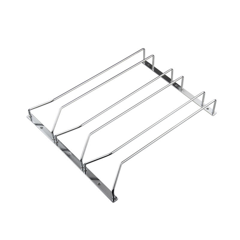 Upside-down Steel Wine Glass Rack Black/silver/red Colors Modern Design Moisture-proof Anti-corrosion Various Sizes For Hanging