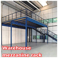 Mezzanine shelf