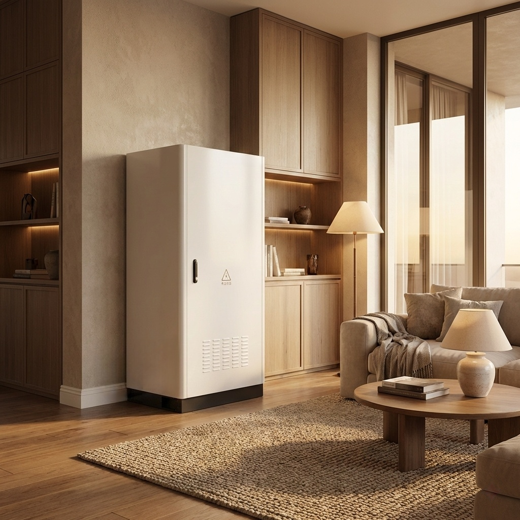 Scalable 51.2V Energy Storage System Multi-Family Use LiFePO4 Storage Cabinet with &plusmn;1% Voltage Stability Multi-Energy Access