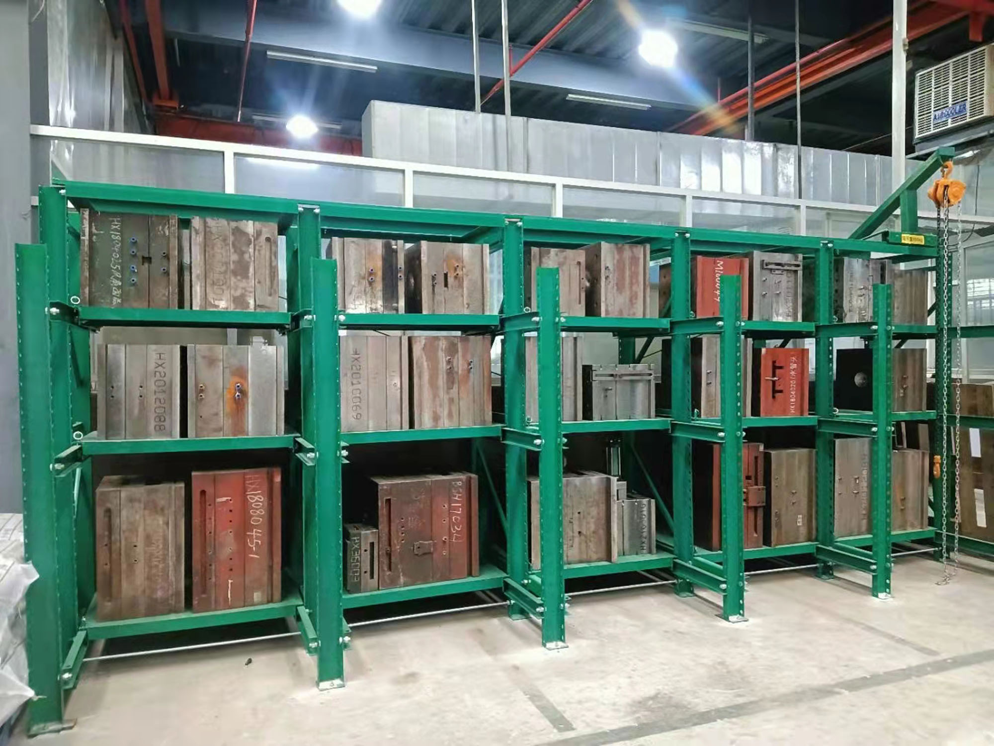 Mracking Industrial Drawer Type Mold Racks Industry Manufacture Heavy Duty Injection Mold Shelving Mold Shelf System