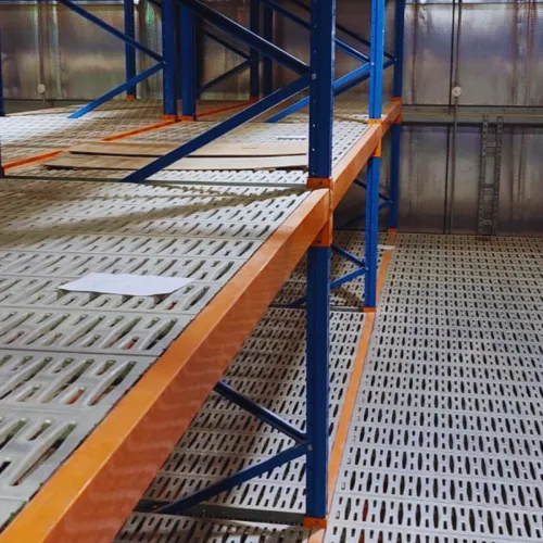 Heavy duty galvanized iron gratings for industrial mezzanines