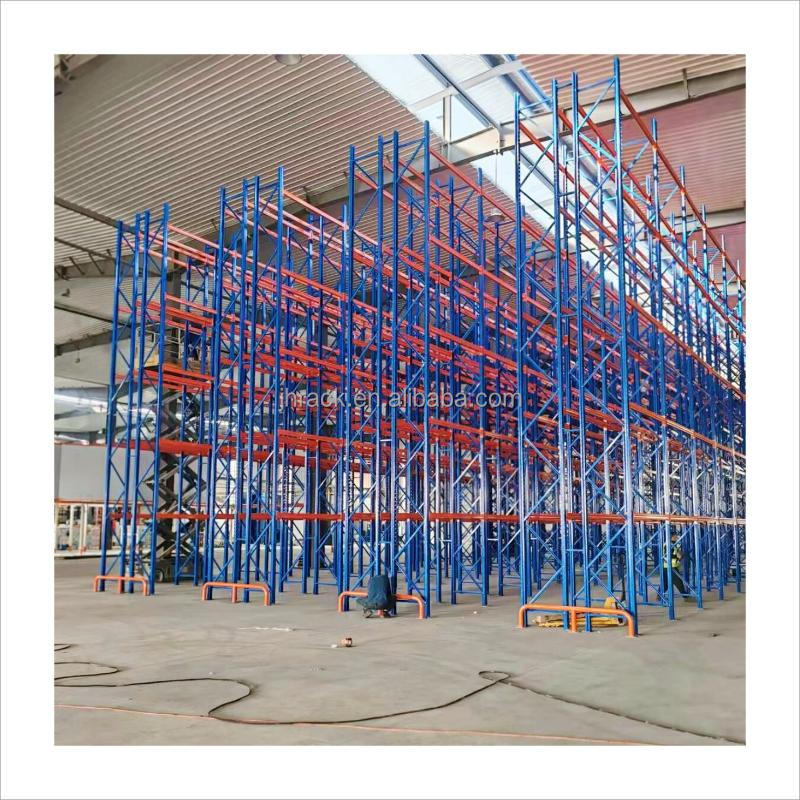 Vertical Vna Racking Multi-tier Metal Shelving Units Stacking Pallet Warehouse Racking Van Storage Systems