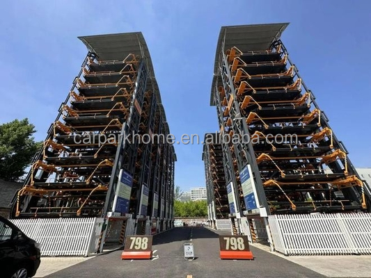 Intelligent Mechanical Vertical Multi-Storey Car Storage System Steel Automatic Smart Parking Lift for Rotary Parking Carport