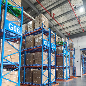 Steel Warehouse Metal Van Rack System Heavy Duty Stacking Pallet Shelves