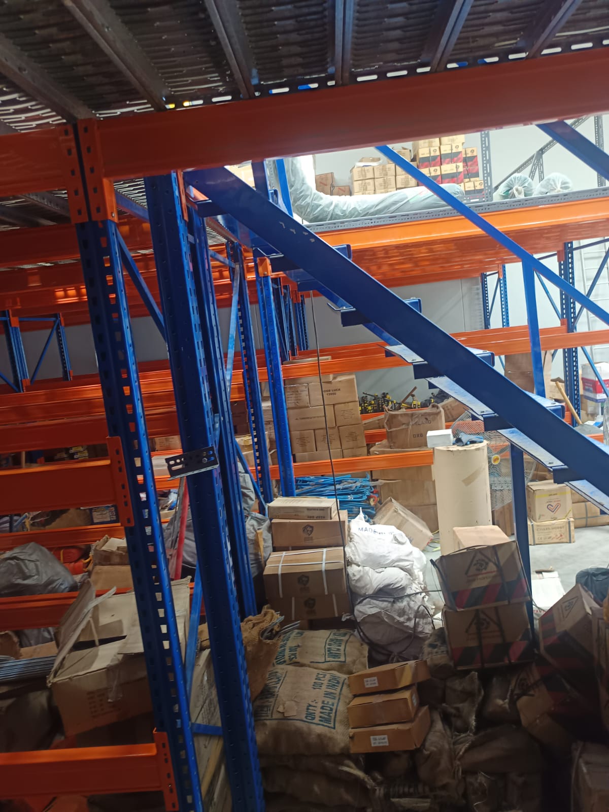 Completed Industrial Mezzanine Floor Installation in Al Khabaisi Warehouse