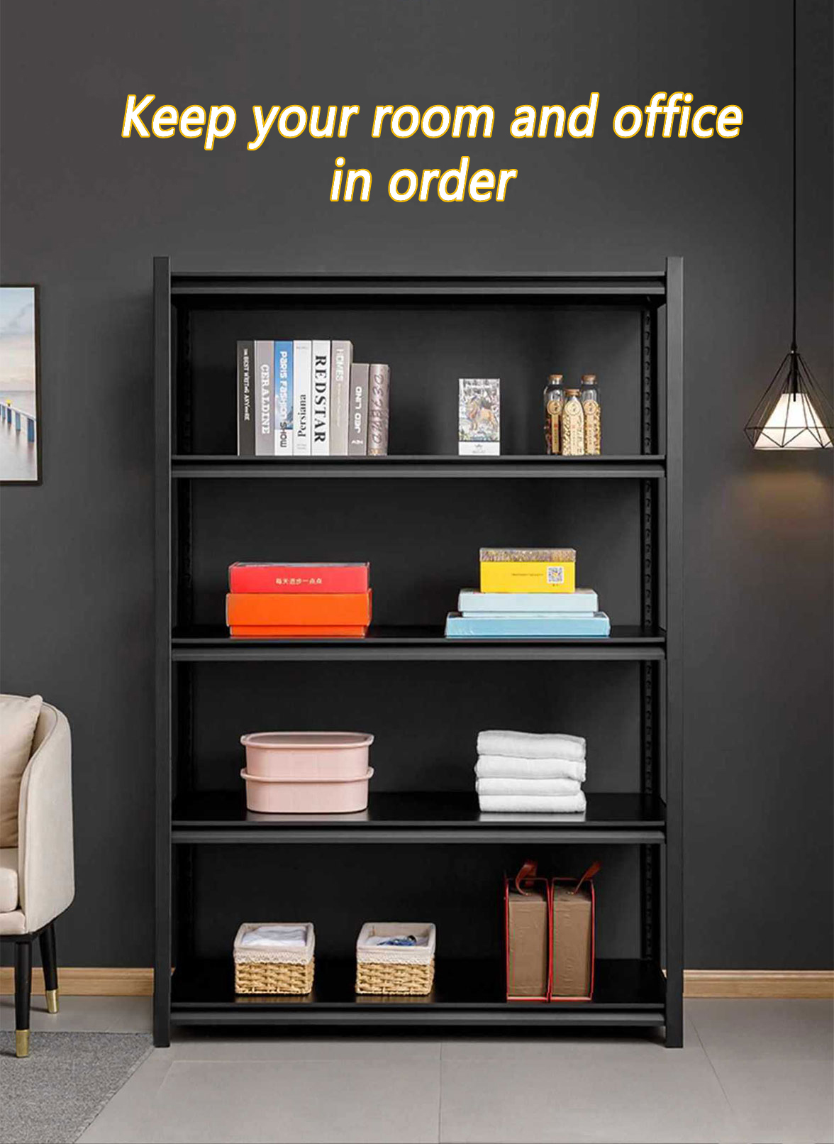 Pallet Racking Warehouse Storage Shelving Systems Vertical Steel Racks Adjustable Industrial Metal Shelves Boltless 100-150kg