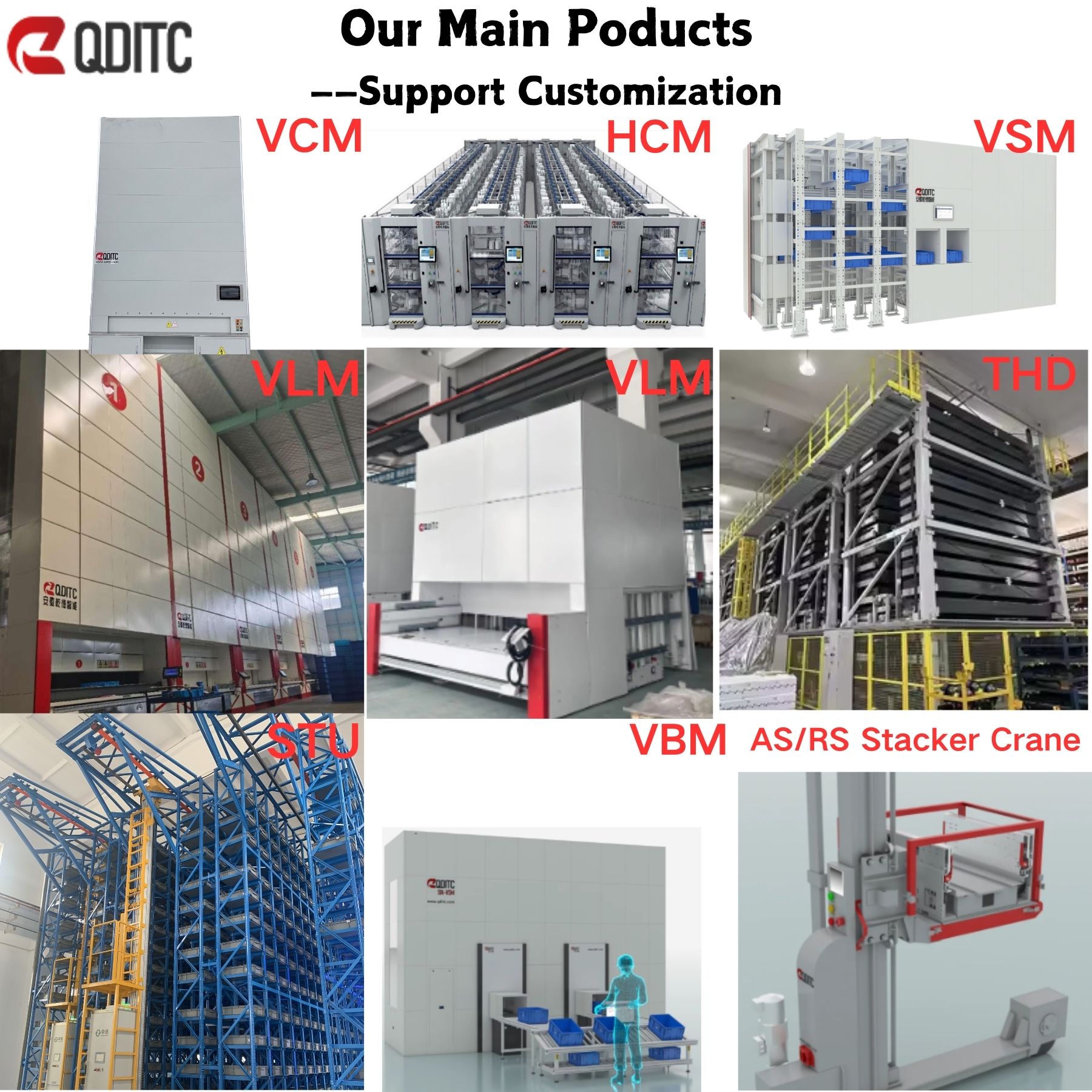 Automated Shelf Vertical Lift Module Intelligent Three-dimensional Rotating Warehouse Container Cargo Storage Equipment