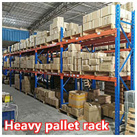 Heavy pallet rack