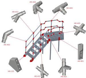 Aluminum Alloy Safety Rolling Mobile Working Maintenance Platform Step Ladder