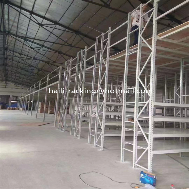 Warehouse Free Standing Modular Mezzanine Floor Kits With Stairway and Elevator