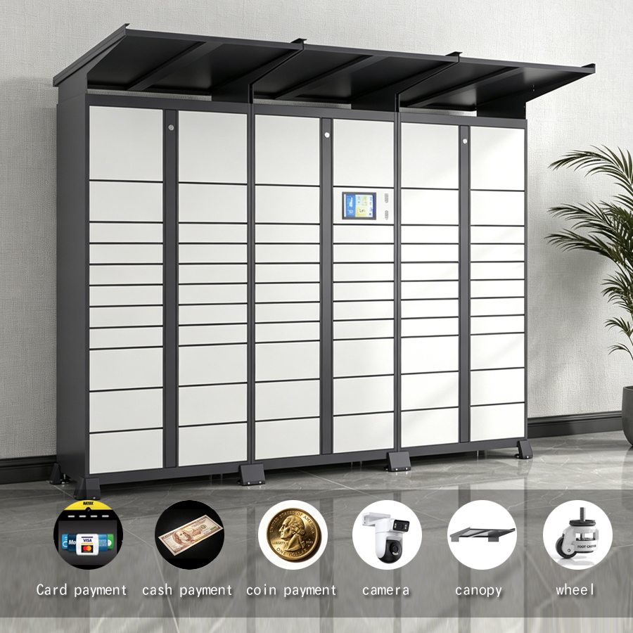 Keyless Automated Smart Parcel Locker for Couriers Metal Electronic Delivery Cabinet Postal Storage System for Logistics