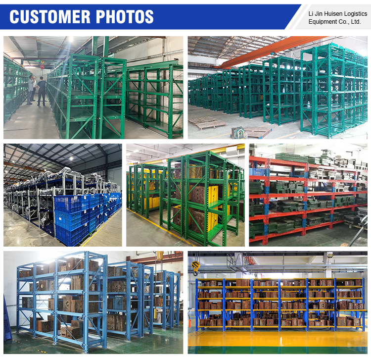5 Layer Durable Steel Smooth Sliding Rail Labor Saving Manual Pull Out Mold Storage Rack