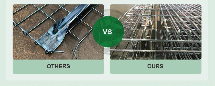 F/ U Channels Heavy Duty Steel Wire Mesh Decking for Warehouse Storage Pallet Rack