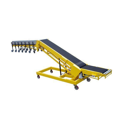 Truck loading and unloading gravity roller conveyor slider