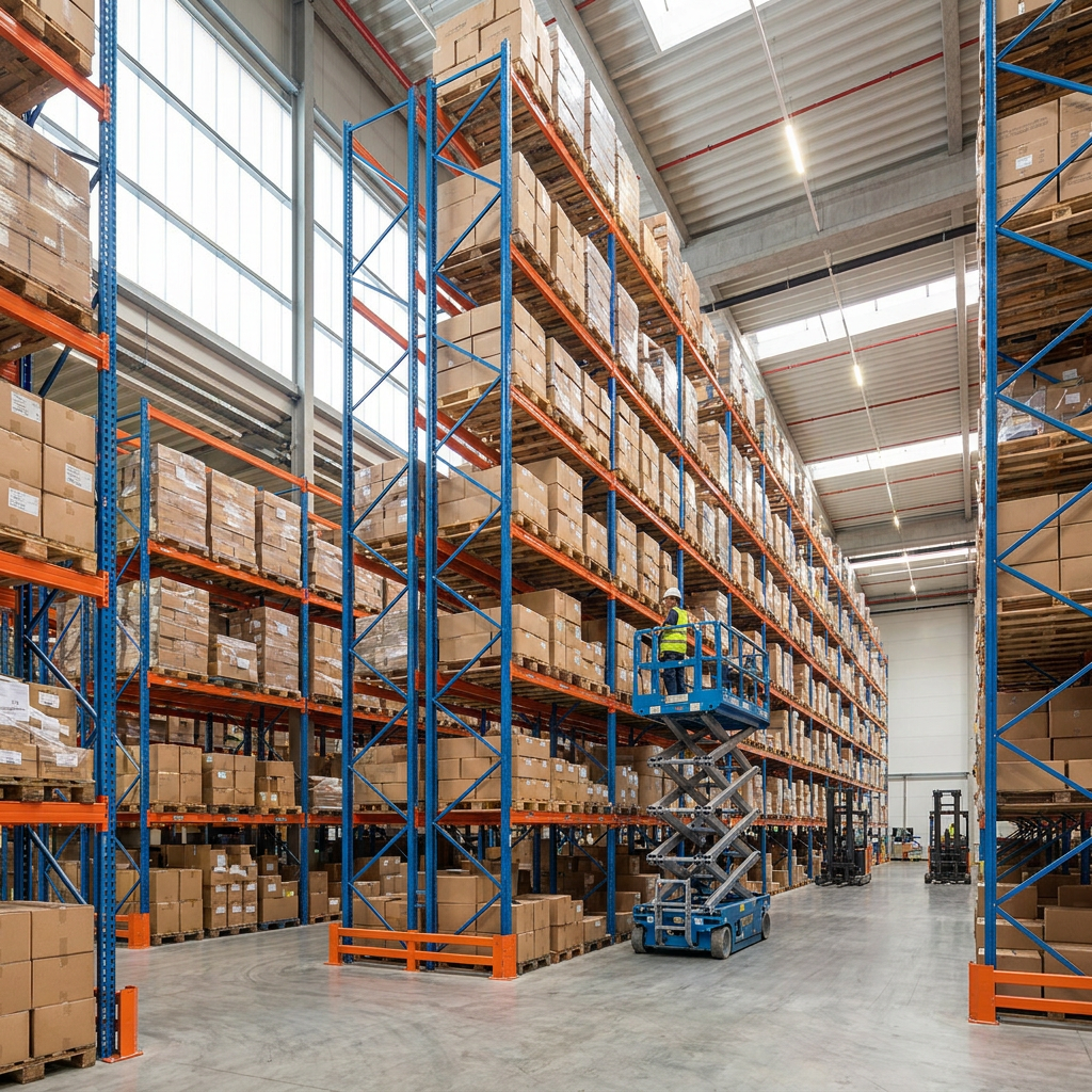 Industrial Steel Beam Rack Heavy Load Pallet Racking For Logistics Warehouse Storage Shelf Rack