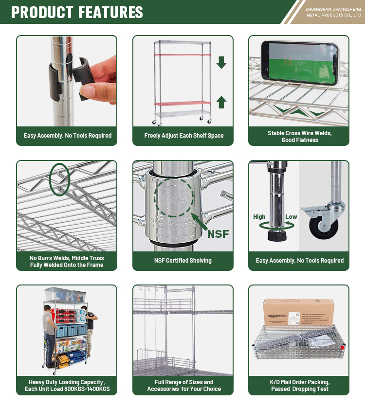 Utility Commercial Shelving Trolley Parts List 2