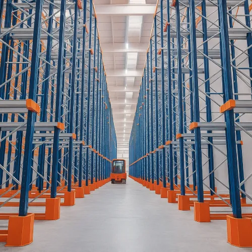 High density drive in pallet racking