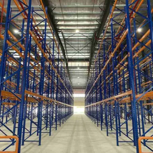 Heavy duty push back racking system