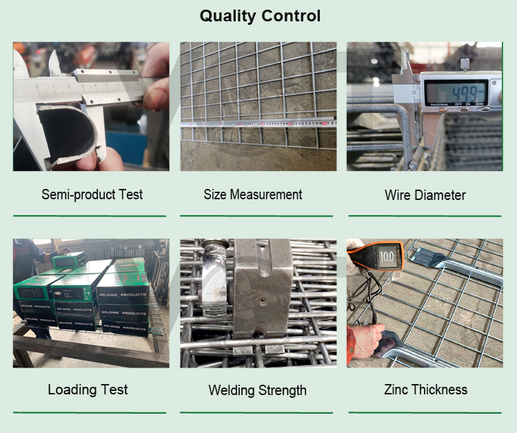 F/ U Channels Heavy Duty Steel Wire Mesh Decking for Warehouse Storage Pallet Rack