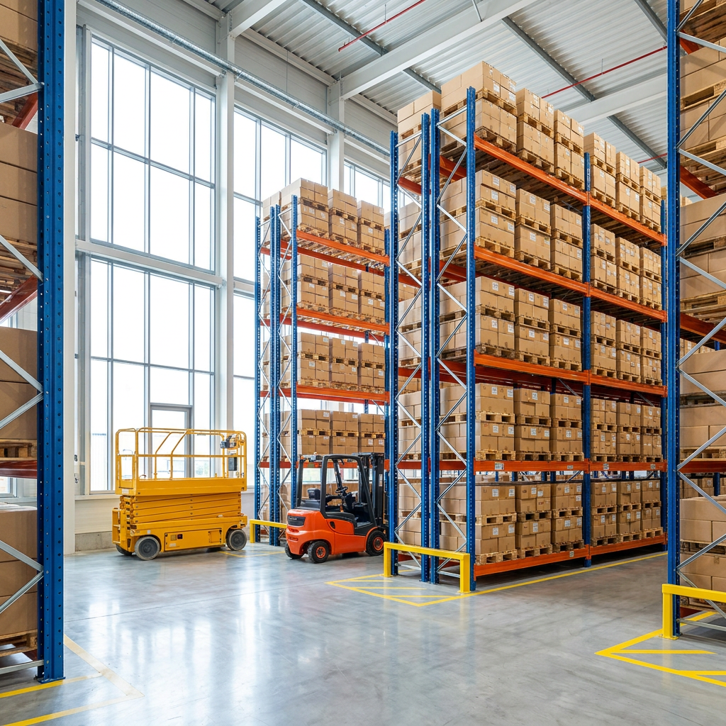 Industrial Steel Beam Rack Heavy Load Pallet Racking For Logistics Warehouse Storage Shelf Rack