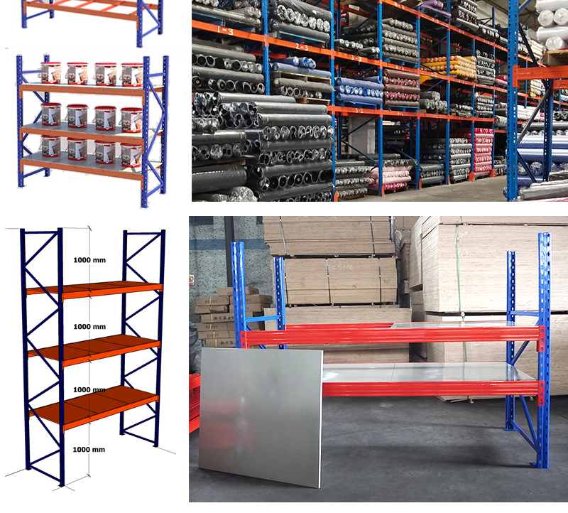 Blue and Orange Pallet Racking,metal Hanging Carpet Shelf Rack, Sample Shelf Metal Racks Turkey, Cyprus